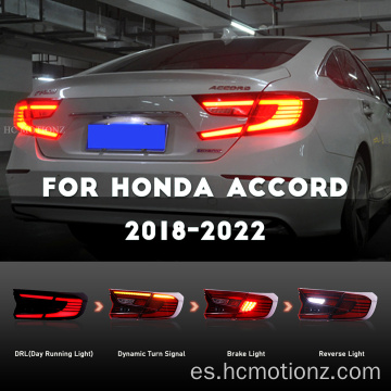 Hcmotionz 2018-2022 Honda Accord Lámpara trasera trasera